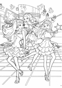 Desenho de Barbie Desenho Colorir Imprimir 54