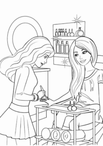 Desenho de Barbie Desenho Colorir Imprimir 58