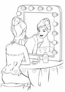 Desenho de Barbie Desenho Colorir Imprimir 59