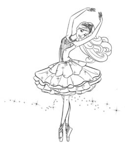 Desenho de Barbie Desenho Colorir Imprimir 6