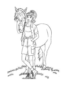 Desenho de Barbie Desenho Colorir Imprimir 61