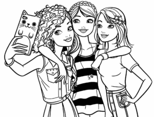 Desenho de Barbie Desenho Colorir Imprimir 62