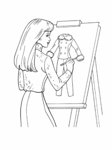 Desenho de Barbie Desenho Colorir Imprimir 64