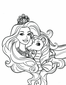 Desenho de Barbie Desenho Colorir Imprimir 65
