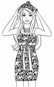 Desenho de Barbie Desenho Colorir Imprimir 66