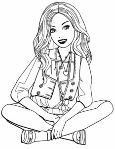 Desenho de Barbie Desenho Colorir Imprimir 67