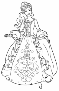 Desenho de Barbie Desenho Colorir Imprimir 68