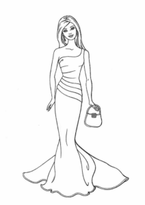 Desenho de Barbie Desenho Colorir Imprimir 69