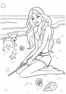 Desenho de Barbie Desenho Colorir Imprimir 71