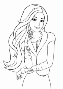 Desenho de Barbie Desenho Colorir Imprimir 74