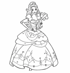 Desenho de Barbie Desenho Colorir Imprimir 75