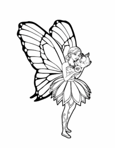 Desenho de Barbie Desenho Colorir Imprimir 76