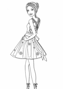 Desenho de Barbie Desenho Colorir Imprimir 78