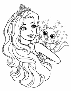 Desenho de Barbie Desenho Colorir Imprimir 79