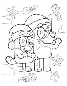Desenho de Bluey Desenho Colorir Imprimir 007