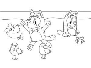 Desenho de Bluey Desenho Colorir Imprimir 010