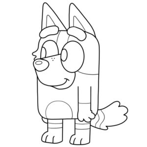Desenho de Bluey Desenho Colorir Imprimir 011
