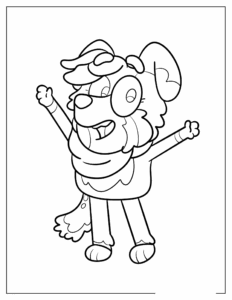 Desenho de Bluey Desenho Colorir Imprimir 021