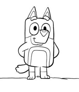 Desenho de Bluey Desenho Colorir Imprimir 023
