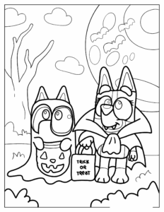 Desenho de Bluey Desenho Colorir Imprimir 027