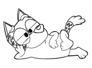 Desenho de Bluey Desenho Colorir Imprimir 031