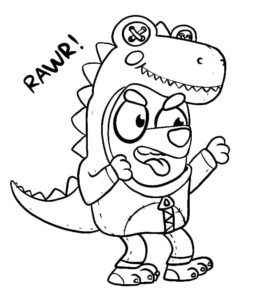 Desenho de Bluey Desenho Colorir Imprimir 033
