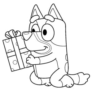 Desenho de Bluey Desenho Colorir Imprimir 034