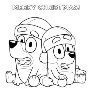 Desenho de Bluey Desenho Colorir Imprimir 035