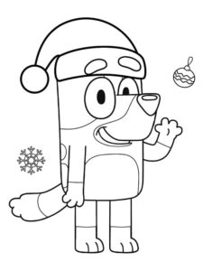 Desenho de Bluey Desenho Colorir Imprimir 044