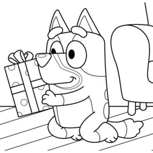 Desenho de Bluey Desenho Colorir Imprimir 047