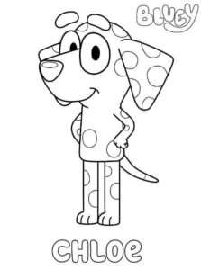 Desenho de Bluey Desenho Colorir Imprimir 050