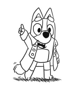Desenho de Bluey Desenho Colorir Imprimir 052
