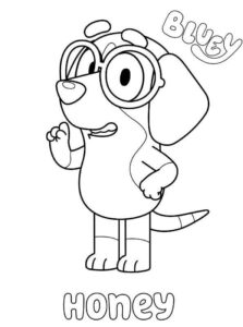 Desenho de Bluey Desenho Colorir Imprimir 059