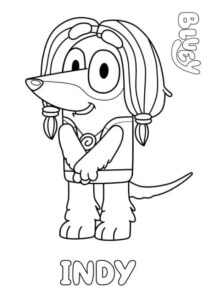 Desenho de Bluey Desenho Colorir Imprimir 060