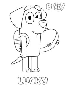 Desenho de Bluey Desenho Colorir Imprimir 061