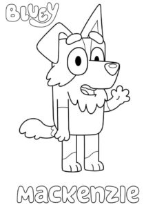 Desenho de Bluey Desenho Colorir Imprimir 063