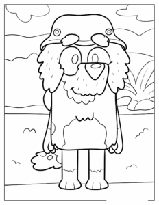Desenho de Bluey Desenho Colorir Imprimir 073