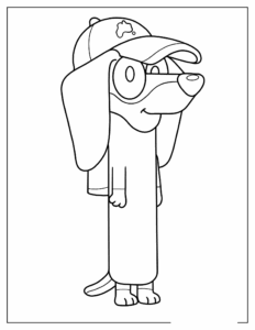 Desenho de Bluey Desenho Colorir Imprimir 074