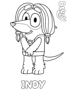 Desenho de Bluey Desenho Colorir Imprimir 077