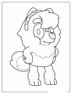Desenho de Bluey Desenho Colorir Imprimir 078