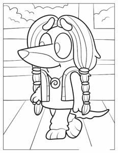 Desenho de Bluey Desenho Colorir Imprimir 079
