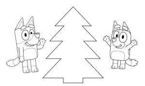 Desenho de Bluey Desenho Colorir Imprimir 081