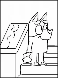 Desenho de Bluey Desenho Colorir Imprimir 082