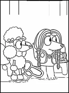 Desenho de Bluey Desenho Colorir Imprimir 083