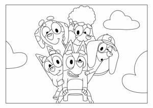 Desenho de Bluey Desenho Colorir Imprimir 101