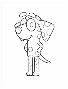 Desenho de Bluey Desenho Colorir Imprimir 102