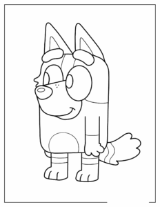 Desenho de Bluey Desenho Colorir Imprimir 104