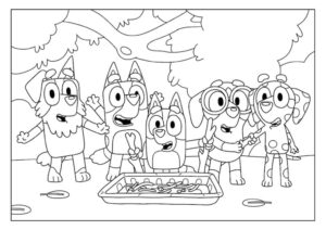 Desenho de Bluey Desenho Colorir Imprimir 106