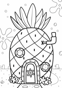 Desenho de Bob Esponja Desenho Colorir Imprimir 01