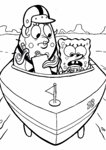 Desenho de Bob Esponja Desenho Colorir Imprimir 05